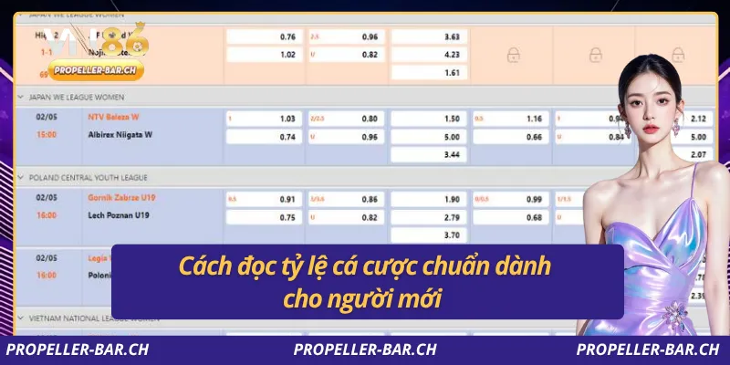 Cách đọc tỷ lệ cá cược chuẩn dành cho người mới